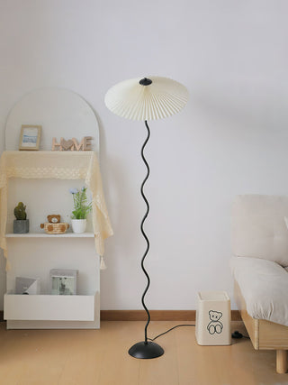 Lioraven Lampadaire en Tissu Minimaliste Classique