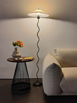 Lioraven Lampadaire en Tissu Minimaliste Classique