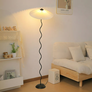 Lioraven Lampadaire en Tissu Minimaliste Classique