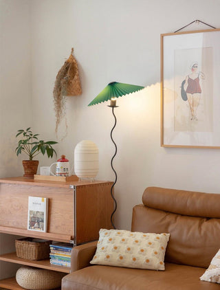 Lioraven Lampadaire en Tissu Minimaliste Classique