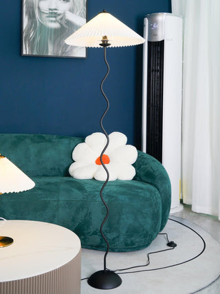 Lioraven Lampadaire en Tissu Minimaliste Classique