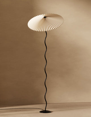Lioraven Lampadaire en Tissu Minimaliste Classique