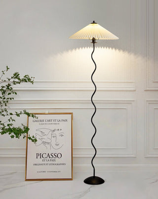 Lioraven Lampadaire en Tissu Minimaliste Classique