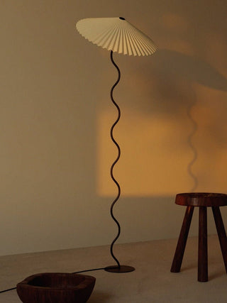 Lioraven Lampadaire en Tissu Minimaliste Classique