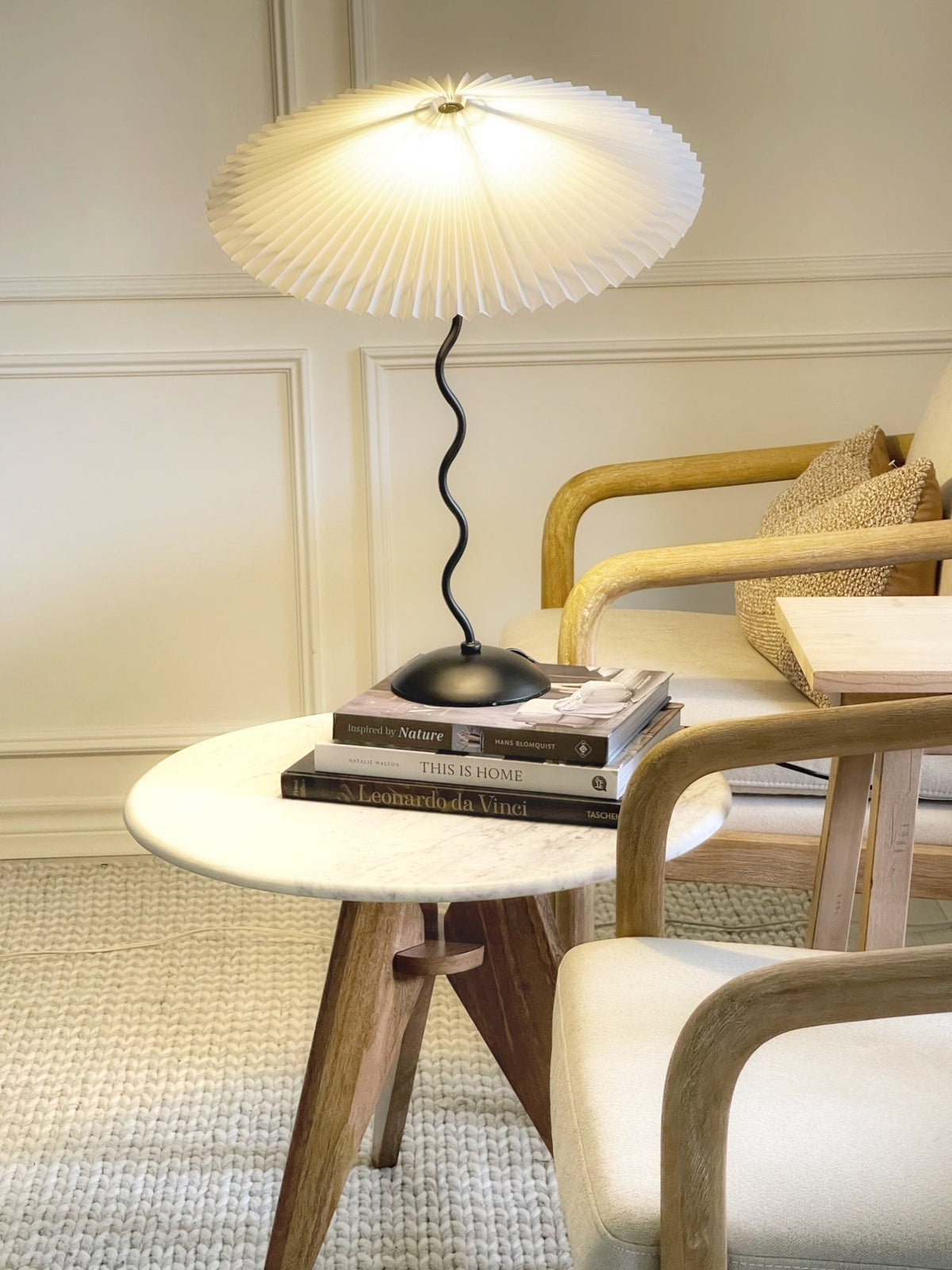 Vioro Lampe de Table en Tissu
