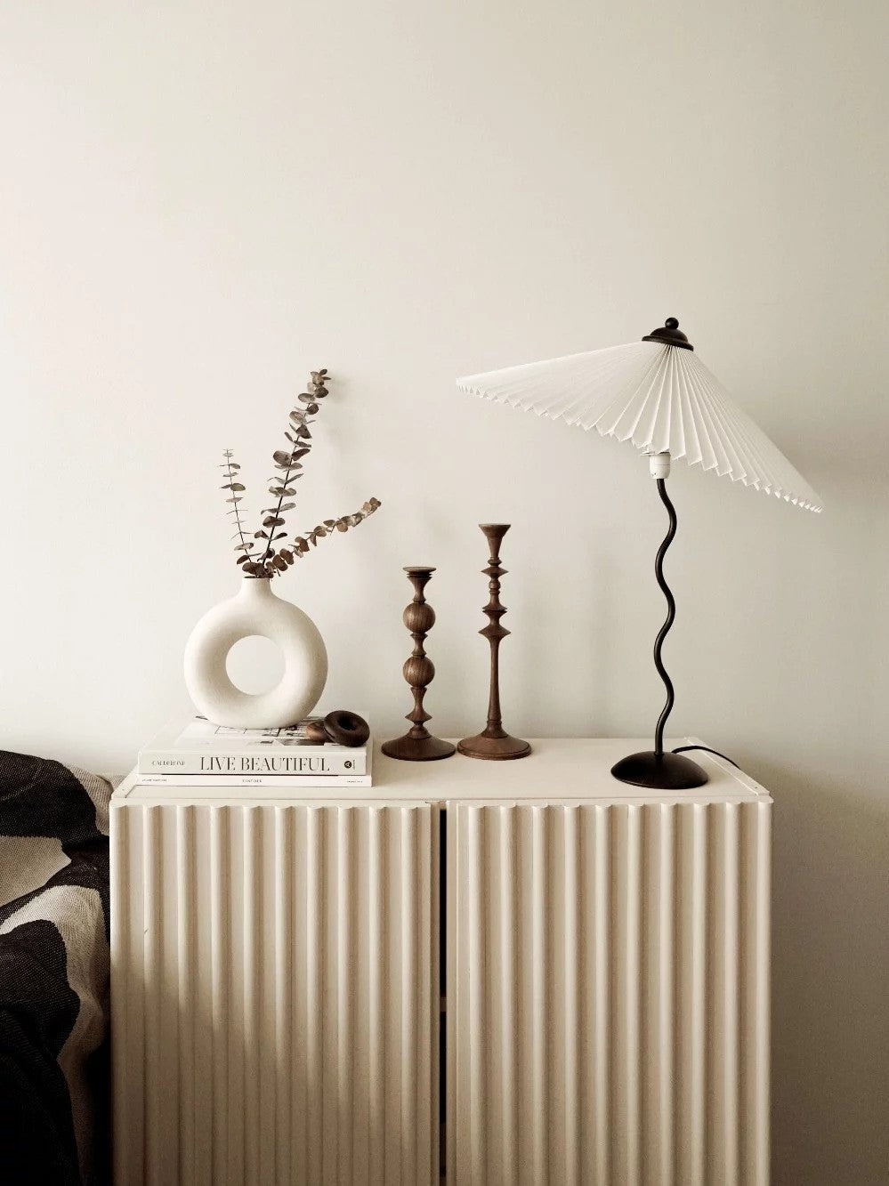 Vioro Lampe de Table en Tissu