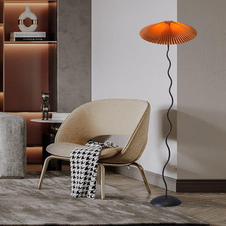 Lioraven Lampadaire en Tissu Minimaliste Classique