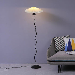 Lioraven Lampadaire en Tissu Minimaliste Classique