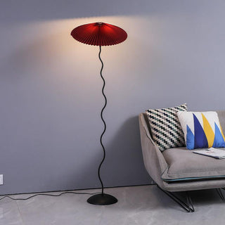 Lioraven Lampadaire en Tissu Minimaliste Classique