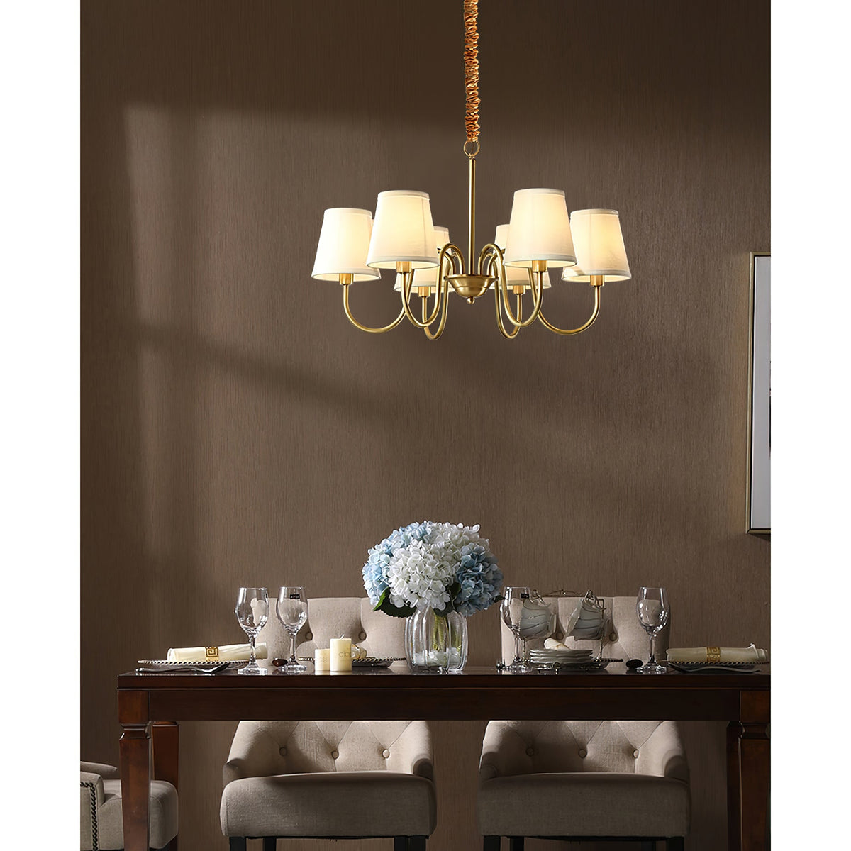 Stacey Lustre en Tissu Traditionnel Vieilli