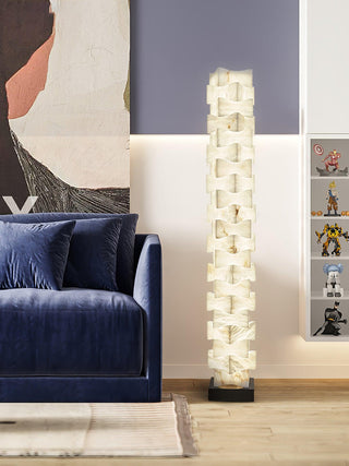 Sostix Lampadaire en Albâtre