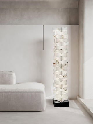 Sostix Lampadaire en Albâtre