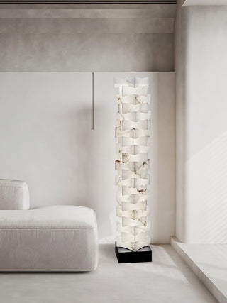 Sostix Lampadaire en Albâtre