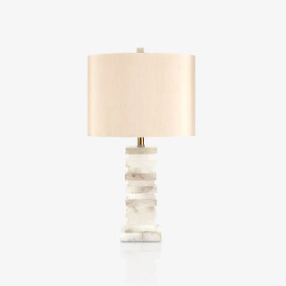 Covynen Lampe de Table en Albâtre