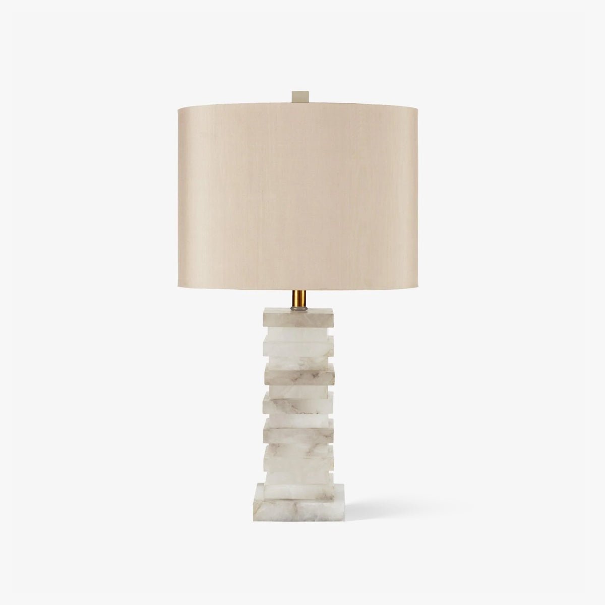 Covynen Lampe de Table en Albâtre