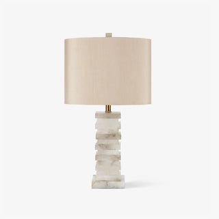 Covynen Lampe de Table en Albâtre