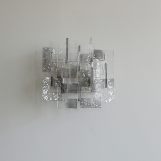 Stacked Glass Wall Sconce-Neutral Decor