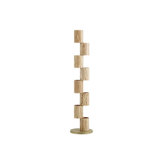 Aris Stacked Bois Tower Lampadaire