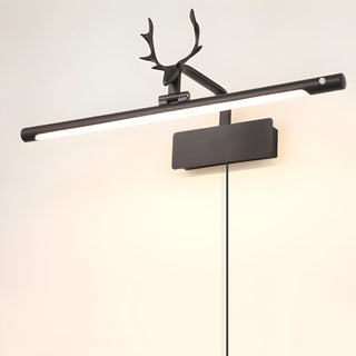 Stag Horn Plug-in Wall Light-Neutral Decor