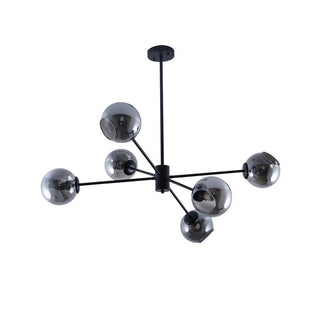Solara Lustre en Verre Décalé à 6 Lumières