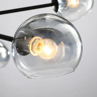 Solara Lustre en Verre Décalé à 6 Lumières