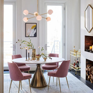 Solara Lustre en Verre Décalé à 6 Lumières