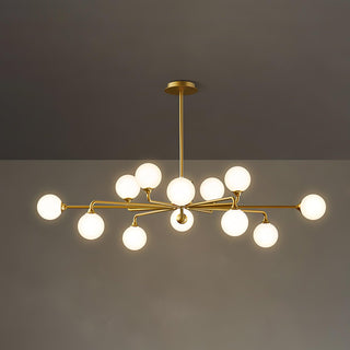 Galaxy Moderne Verre Lustre