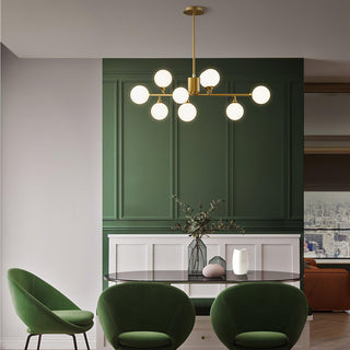 Galaxy Moderne Verre Lustre