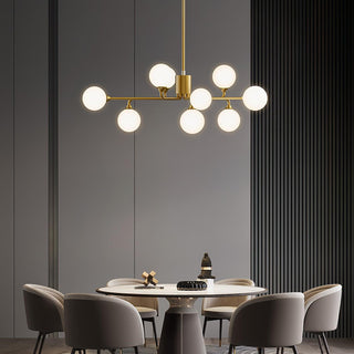 Galaxy Moderne Verre Lustre