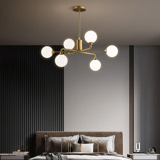 Galaxy Moderne Verre Lustre
