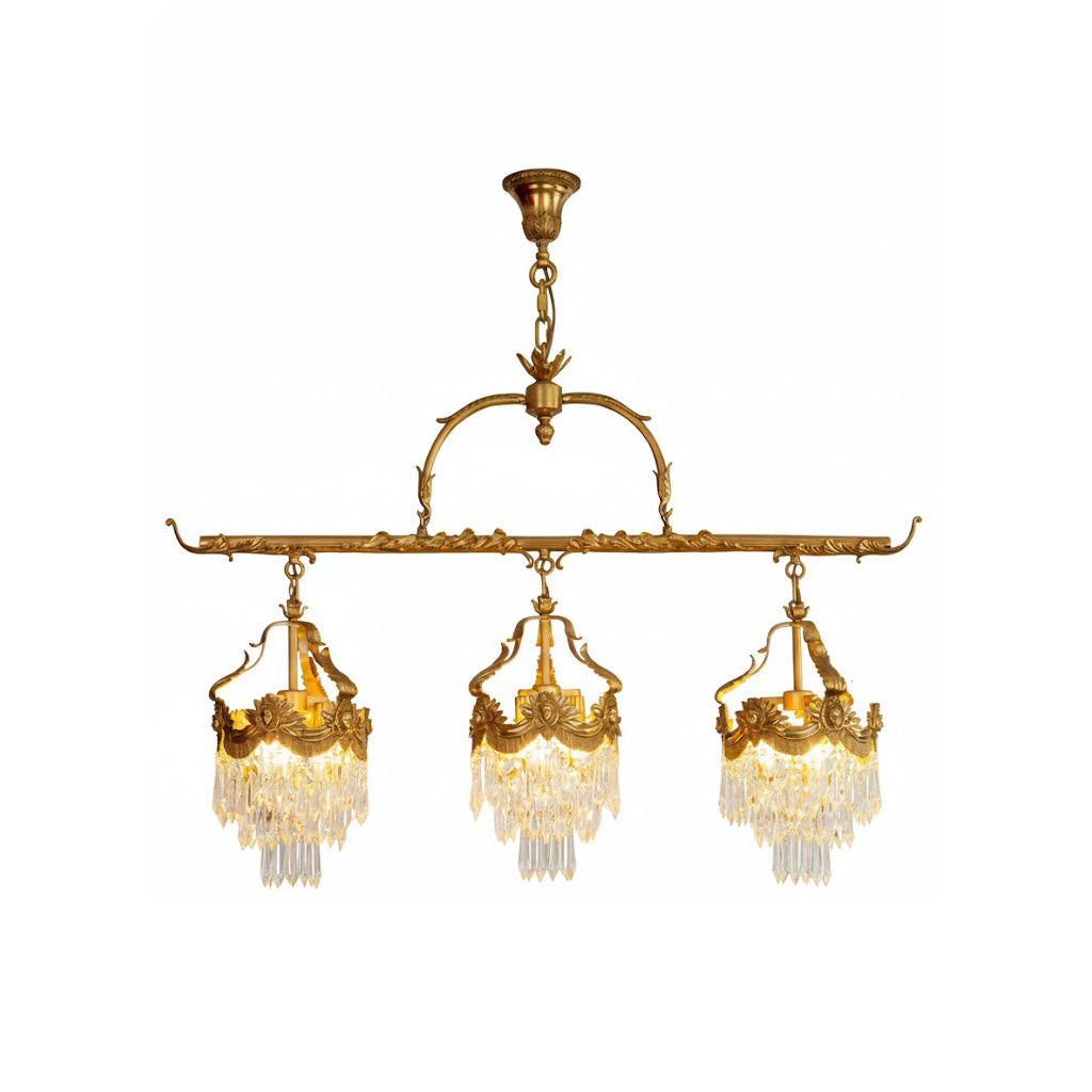 Seraphelion Suspension en Cristal Stainé Linéaire