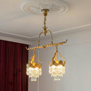 Seraphelion Suspension en Cristal Stainé Linéaire