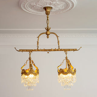 Seraphelion Suspension en Cristal Stainé Linéaire