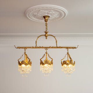 Seraphelion Suspension en Cristal Stainé Linéaire