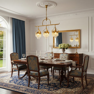 Seraphelion Suspension en Cristal Stainé Linéaire