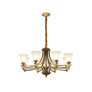 Cizorila Postmodern Luxe Laiton Verre Lustre