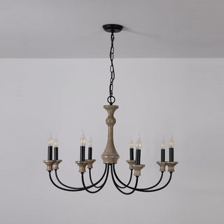 Zatheora Ancien Poussière D'étoiles Bois Métal Lustre