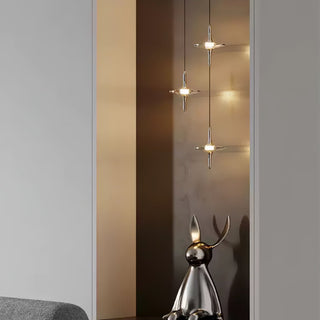 Starfall Staircase Chandelier-Neutral Decor