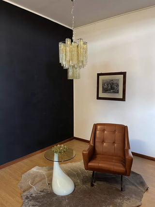 Erdoros Postmodern Luxe Lumière des Étoiles Verre Lustre