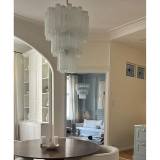 Erdoros Postmodern Luxe Lumière des Étoiles Verre Lustre