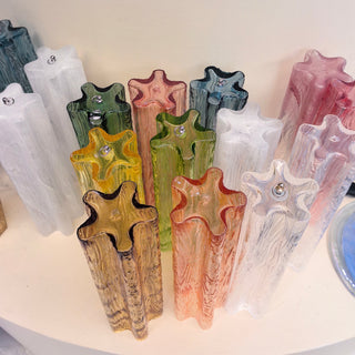 Erdoros Postmodern Luxe Lumière des Étoiles Verre Lustre