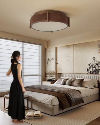 Bamboo Weave Ceiling Lamp-Neutral Decor