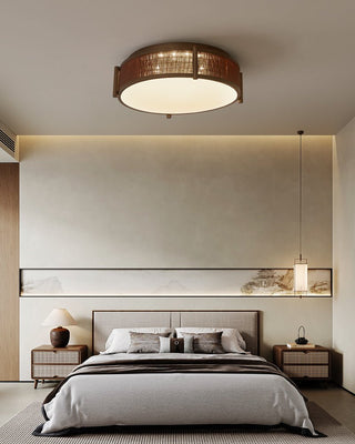 Bamboo Weave Ceiling Lamp-Neutral Decor