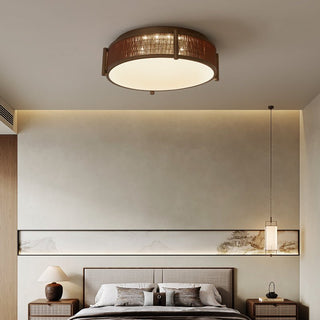 Bamboo Weave Ceiling Lamp-Neutral Decor