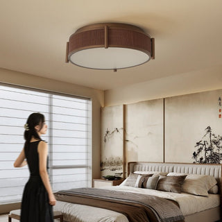 Bamboo Weave Ceiling Lamp-Neutral Decor
