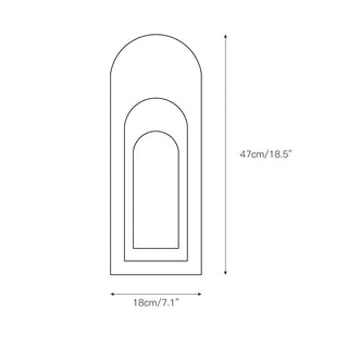Utheisra Moderne Minimaliste Île Laiton Marbre Wall Lamp