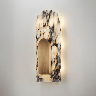 Utheisra Moderne Minimaliste Île Laiton Marbre Wall Lamp