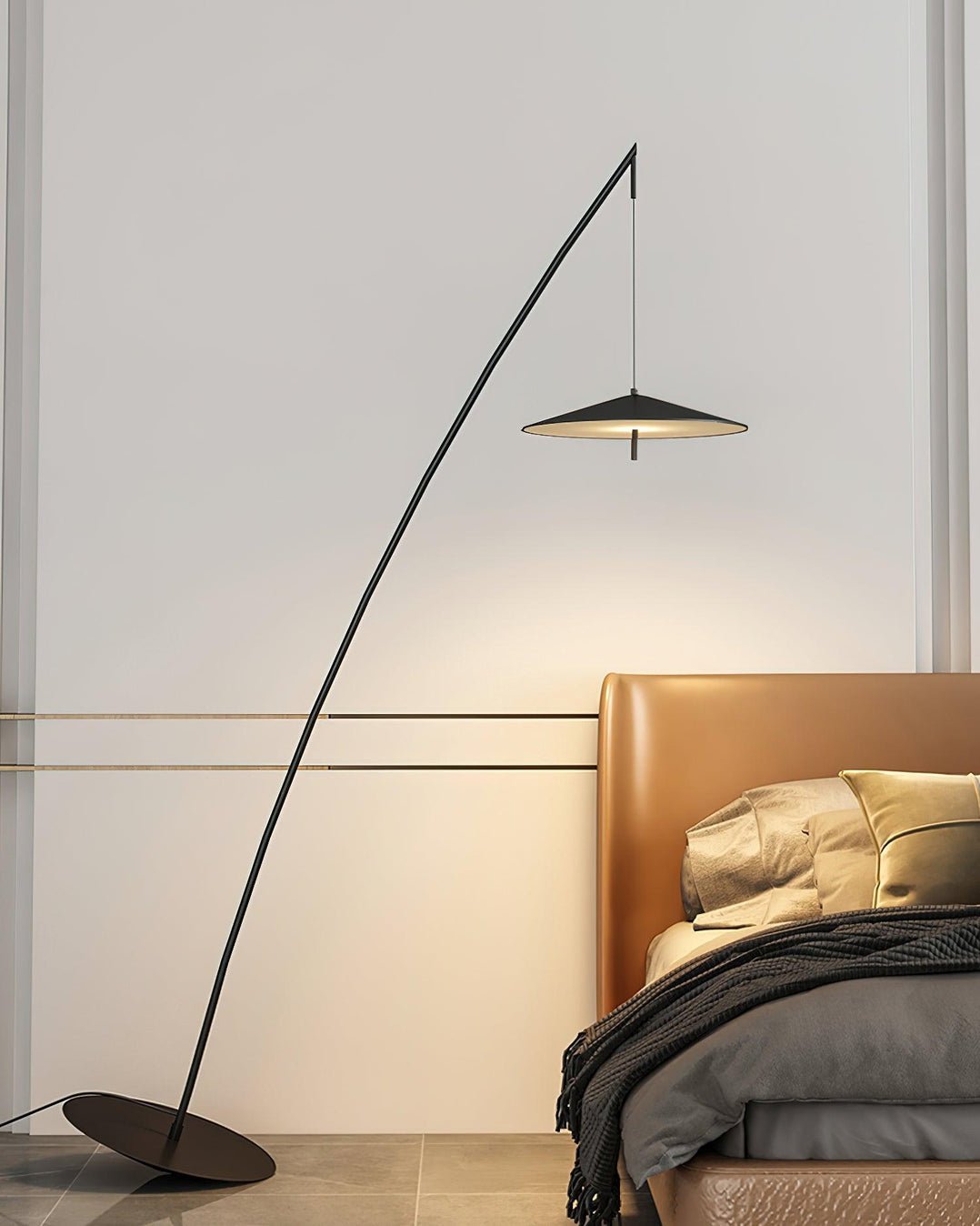Arcana Noir Lampadaire Minimaliste