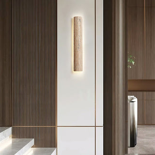 Zemara Moderne Minimaliste Lange Travertin Applique Murale