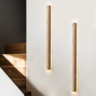 Zemara Moderne Minimaliste Lange Travertin Applique Murale
